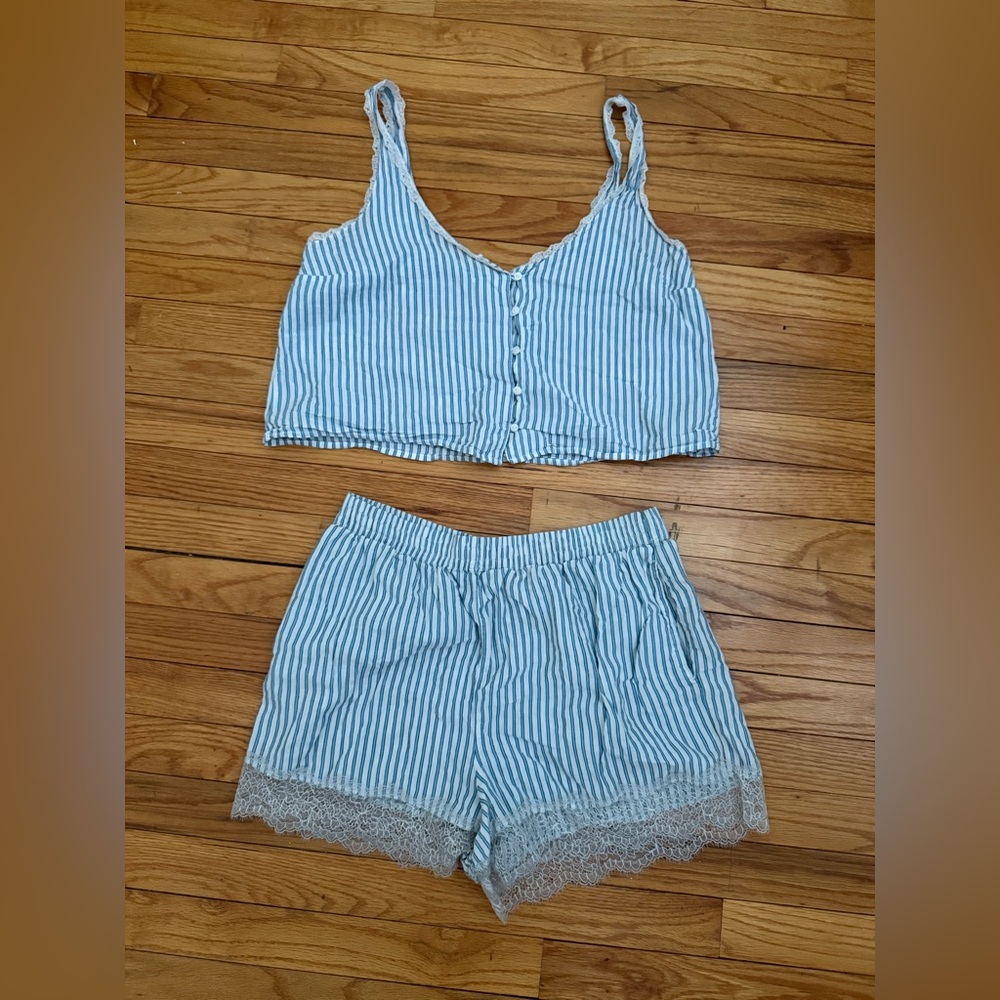 Victoria’s Secret striped pajamas set size medium
